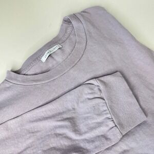 JOHN ELLIOTT Long Sleeve University T-Shirt 100% Cotton Lavender Sz 3 LARGE